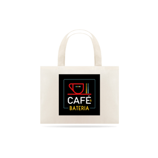 Eco Bag Café & Bateria - Estampa Colorida