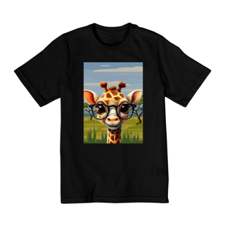 Nome do produto Camiseta Girafinha de óculos