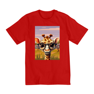 Nome do produto Camiseta Girafinha de óculos