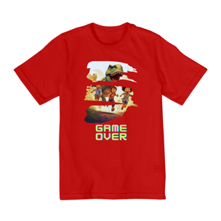 Nome do produto Camiseta Dinossauro Game Over 