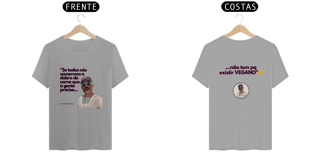 Nome do produto Camisa Vegano - Frente e Verso