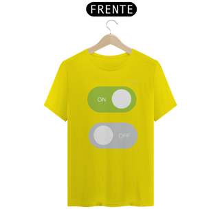 Nome do produto Camisa QUALITY : H U M O R - ON/OFF