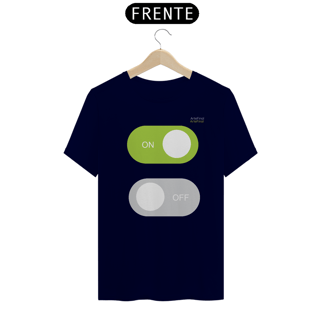 Nome do produto Camisa QUALITY : H U M O R - ON/OFF