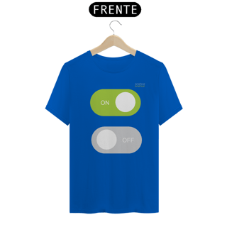 Nome do produto Camisa QUALITY : H U M O R - ON/OFF