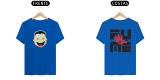 Nome do produto Camisa arte FUMÊ - Frente\Verso -  Cliente
