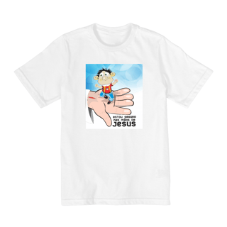 Nome do produto Camisa QUALITY Infantil Ozé, seguro nas mãos de Jesus