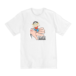 Nome do produto Camisa Quality Infantil (10 a 14) Ozé Seguro nas mãos de Jesus