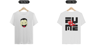 Nome do produto Camisa arte FUMÊ - Frente\Verso -  Cliente