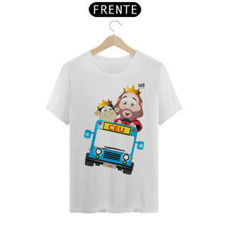 Nome do produto CAMISA OZÉ E FAMILIA - TEMA : ÔNIBUS / CÉU