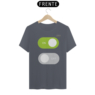 Nome do produto Camisa QUALITY : H U M O R - ON/OFF