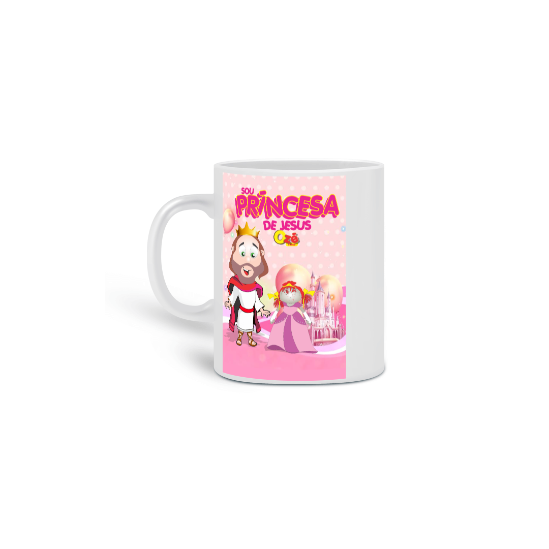 Caneca Sou Princesa de Jesus