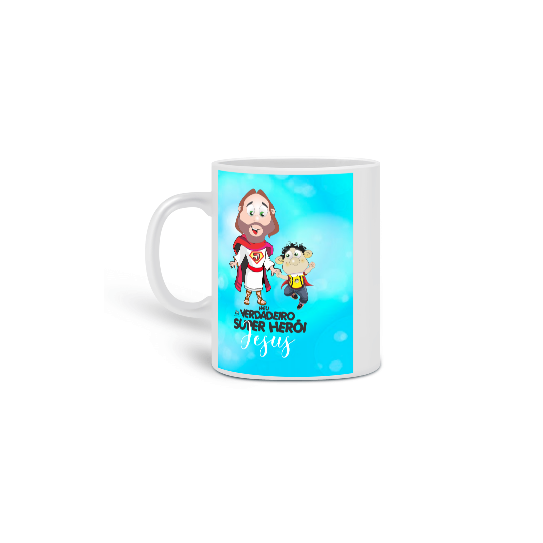 Caneca  Ozé Jesus Super Herói