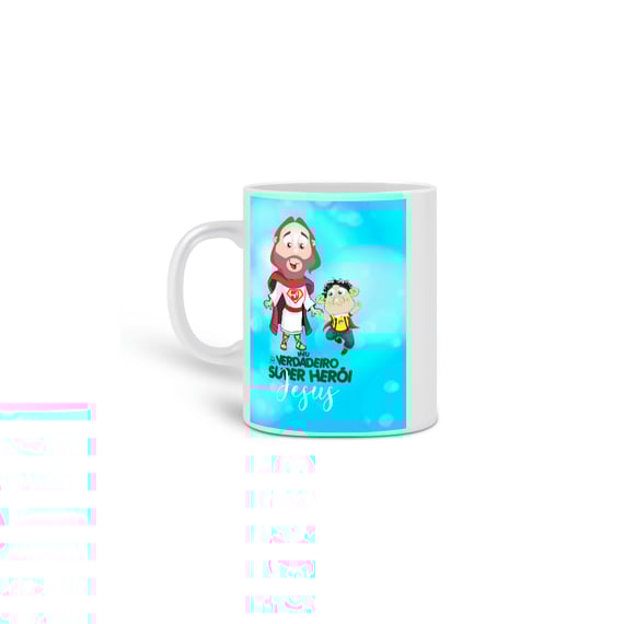 Caneca  Ozé Jesus Super Herói