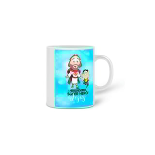 Nome do produto Caneca  Ozé Jesus Super Herói