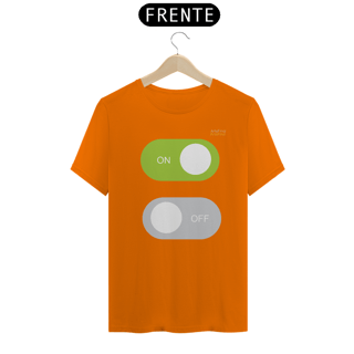 Nome do produto Camisa QUALITY : H U M O R - ON/OFF