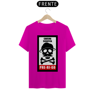Nome do produto camisa linha QUALITY : Caveira Sr. madruga 