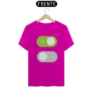 Nome do produto Camisa QUALITY : H U M O R - ON/OFF