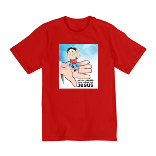 Nome do produto Camisa QUALITY Infantil Ozé, seguro nas mãos de Jesus
