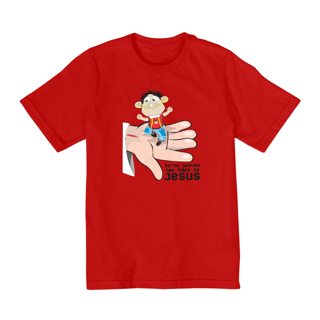 Nome do produto Camisa Infantil nas mãos de Jesus