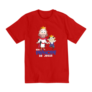 Nome do produto Camisa Infantil Quality Ozé Sou Príncipe de JESUS