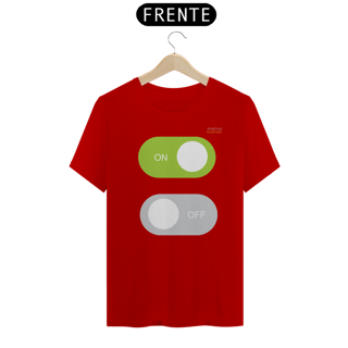 Nome do produto Camisa QUALITY : H U M O R - ON/OFF