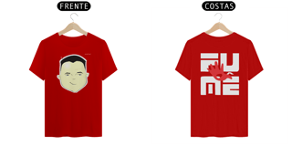 Nome do produto Camisa arte FUMÊ - Frente\Costas - CLIENTE