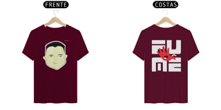 Nome do produto Camisa arte FUMÊ - Frente\Costas - CLIENTE
