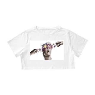 Cropped Star White