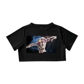 Cropped Star black