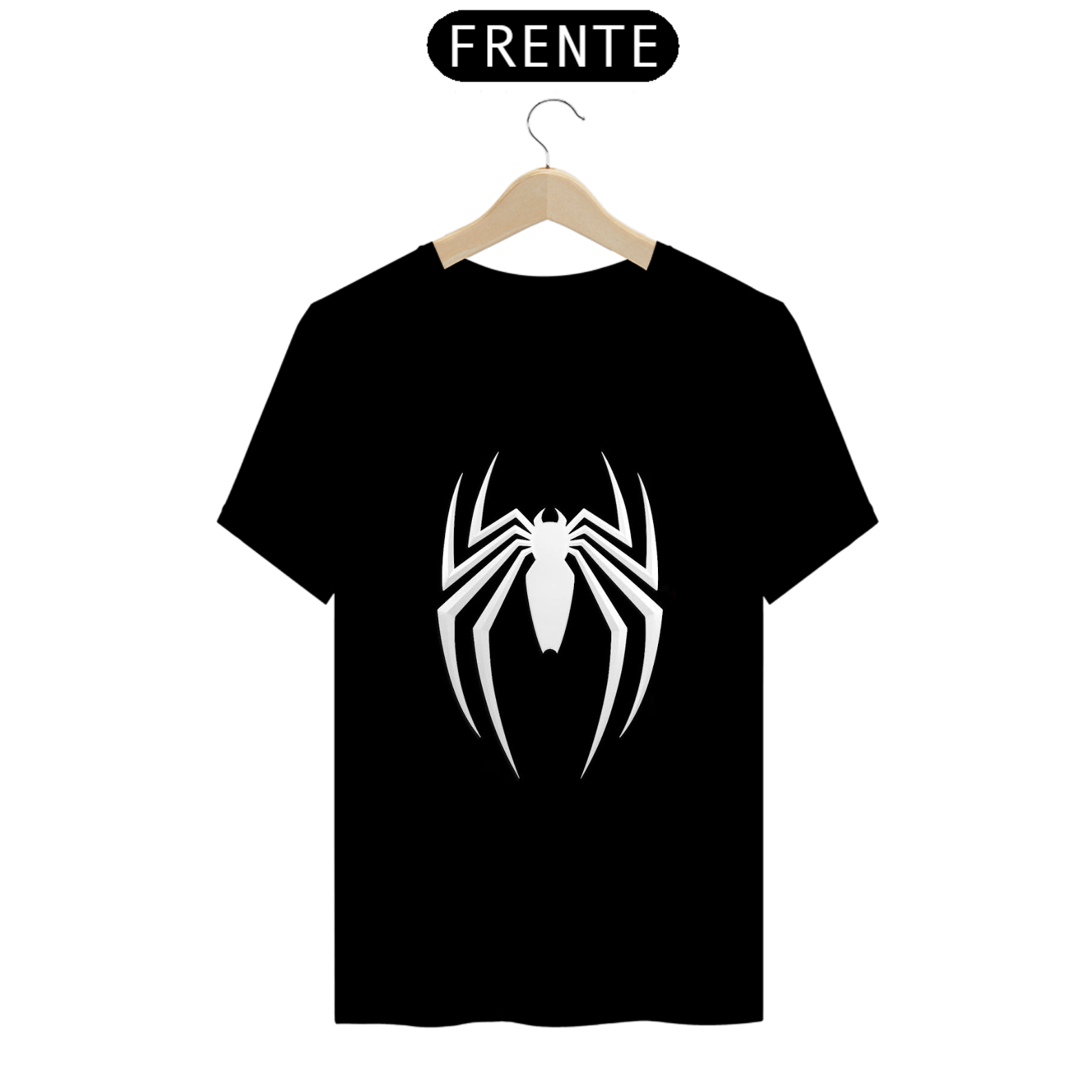 Black spider-man Camisa