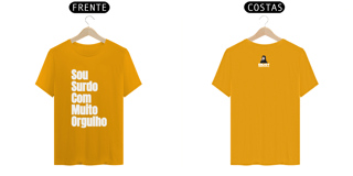 Nome do produto Camiseta Sou surdo com muito orgulho