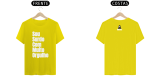 Nome do produto Camiseta Sou surdo com muito orgulho