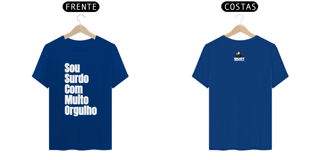 Nome do produto Camiseta Sou surdo com muito orgulho