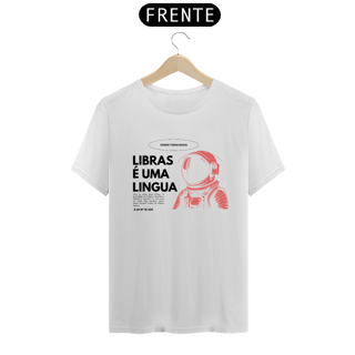Nome do produto Camiseta Clara Libras é uma Lingua