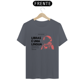 Nome do produto Camiseta Clara Libras é uma Lingua
