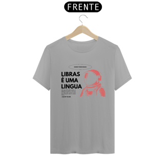 Nome do produto Camiseta Clara Libras é uma Lingua