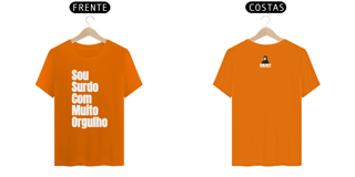 Nome do produto Camiseta Sou surdo com muito orgulho