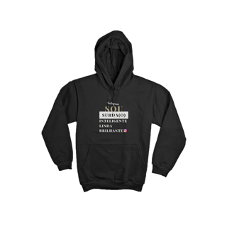 Nome do produto Moletom Canguru Sou surda e Inteligente