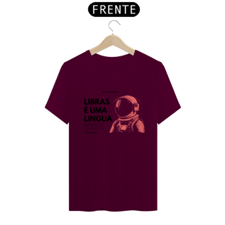 Nome do produto Camiseta Clara Libras é uma Lingua