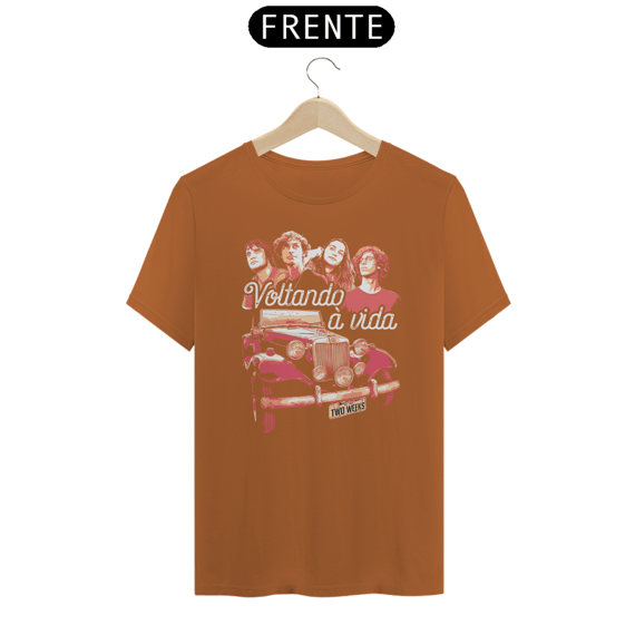 T-Shirt Pima Voltando à Vida (cores escuras)