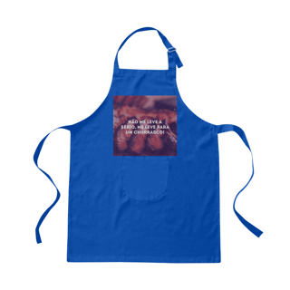 Nome do produto Avental - Não me leve a sério, me leve para um churrasco