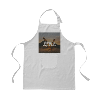 Nome do produto Avental para churrasco - O brasil me obriga a beber