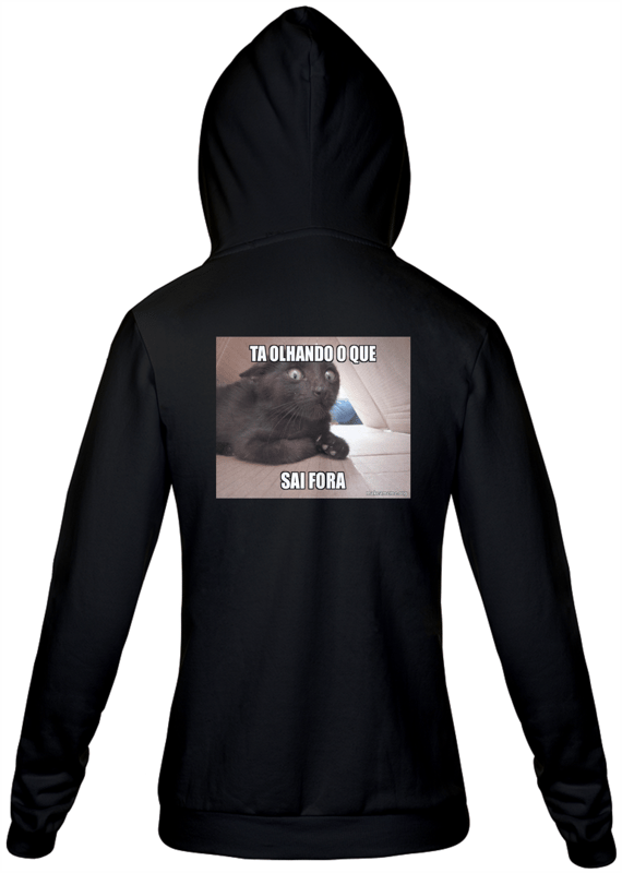 Casaco - Figura nas costas - Ta olhando o que!