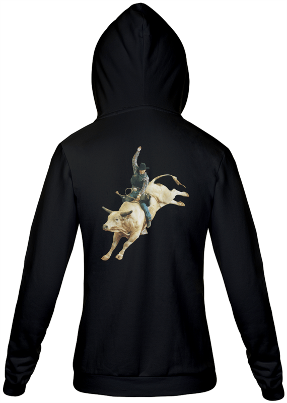 Casaco com capuz - Peão no touro branco