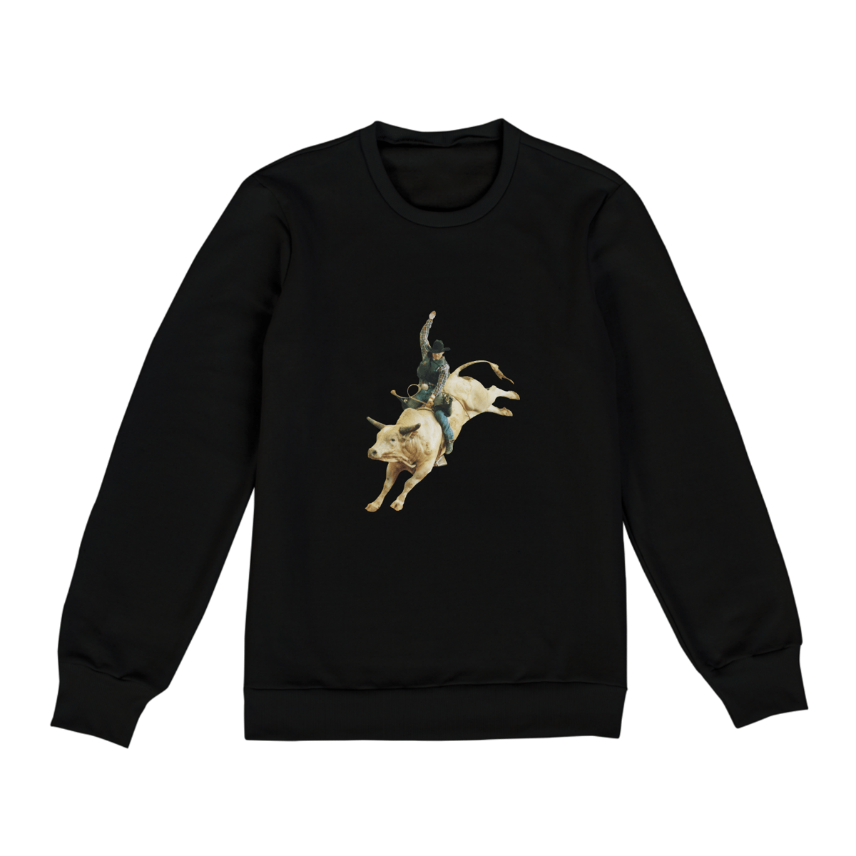 Nome do produto: Casaco sem capuz - Peão no touro branco