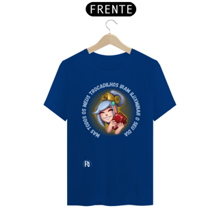 Nome do produto Camiseta Lux - Mas todos os meus trocadilhos iram iluminar o seu dia