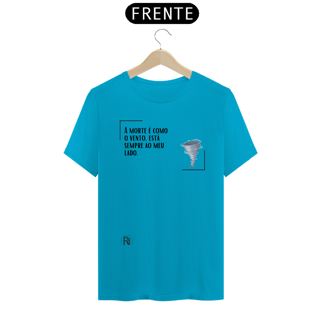 Nome do produto Camiseta Yasuo Branca - A morte é como o vento, está sempre ao meu lado