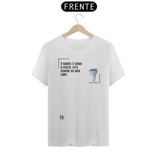 Nome do produto Camiseta Yasuo Branca - A morte é como o vento, está sempre ao meu lado