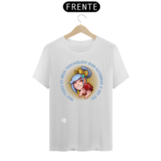 Nome do produto Camiseta Lux - Mas todos os meus trocadilhos iram iluminar o seu dia