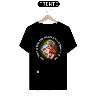 Nome do produto Camiseta Lux - Mas todos os meus trocadilhos iram iluminar o seu dia